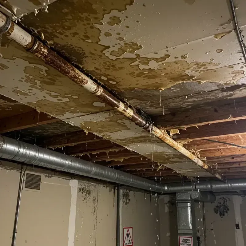 Ceiling Water Damage Repair in Portage County, WI